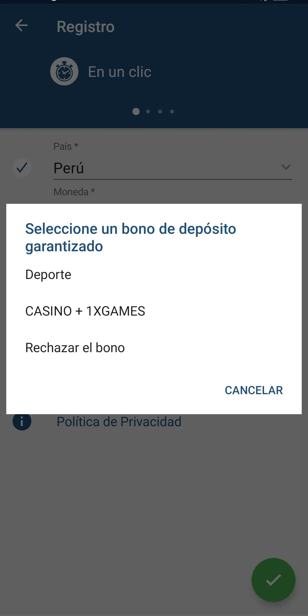 sitio web oficial 1xBet