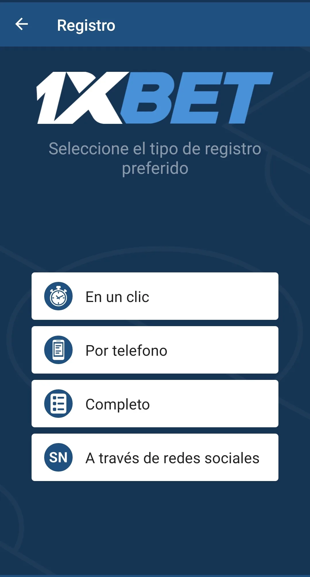 1xBet app Peru